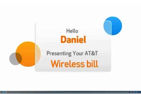 AT&T sent me a video bill
