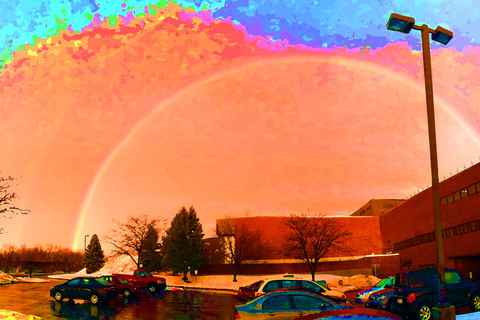 An oversaturated rainbow