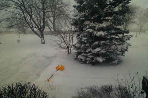 March 2017 snowstorm Stella time-lapse