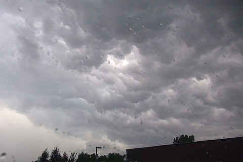 Passing storm at The Gazette