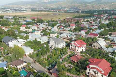 Above an Almaty home