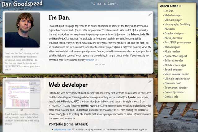 Dan Goodspeed (2012 site)